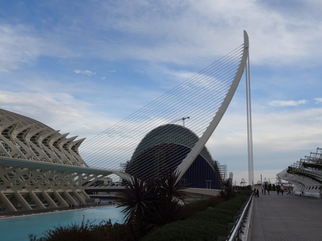 Pont de l'Assut de l'Or nella Città delle Arti e delle Scienze, Valencia