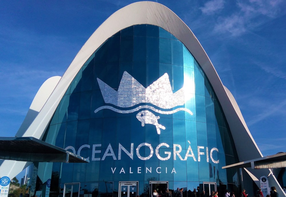 Ingresso dell'Oceanografic di Valencia