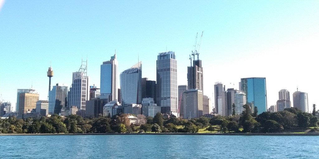 skyline del Central Business District di giorno, Sydney, Australia