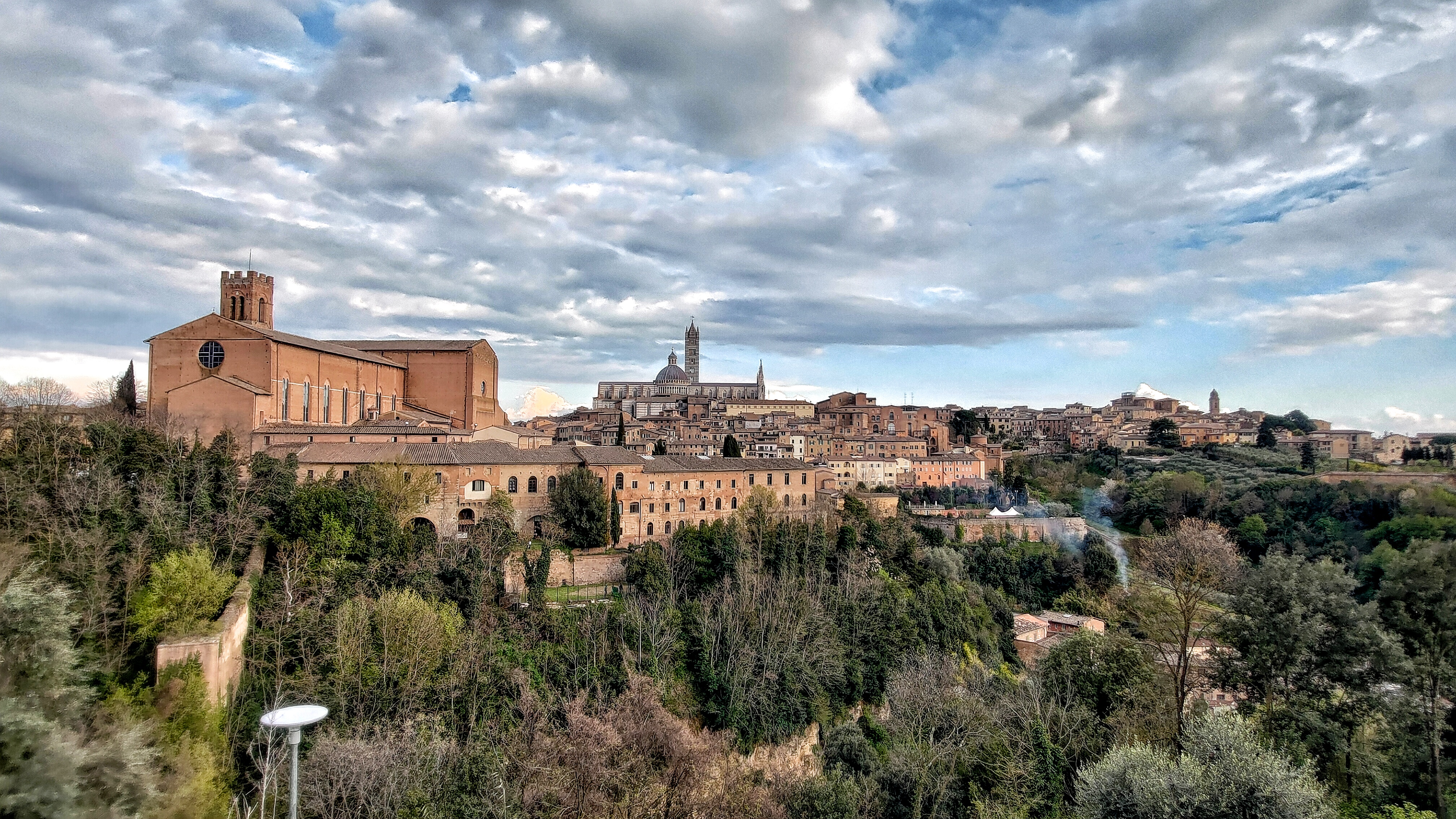 Il bellissimo skyline di Siena, Toscana