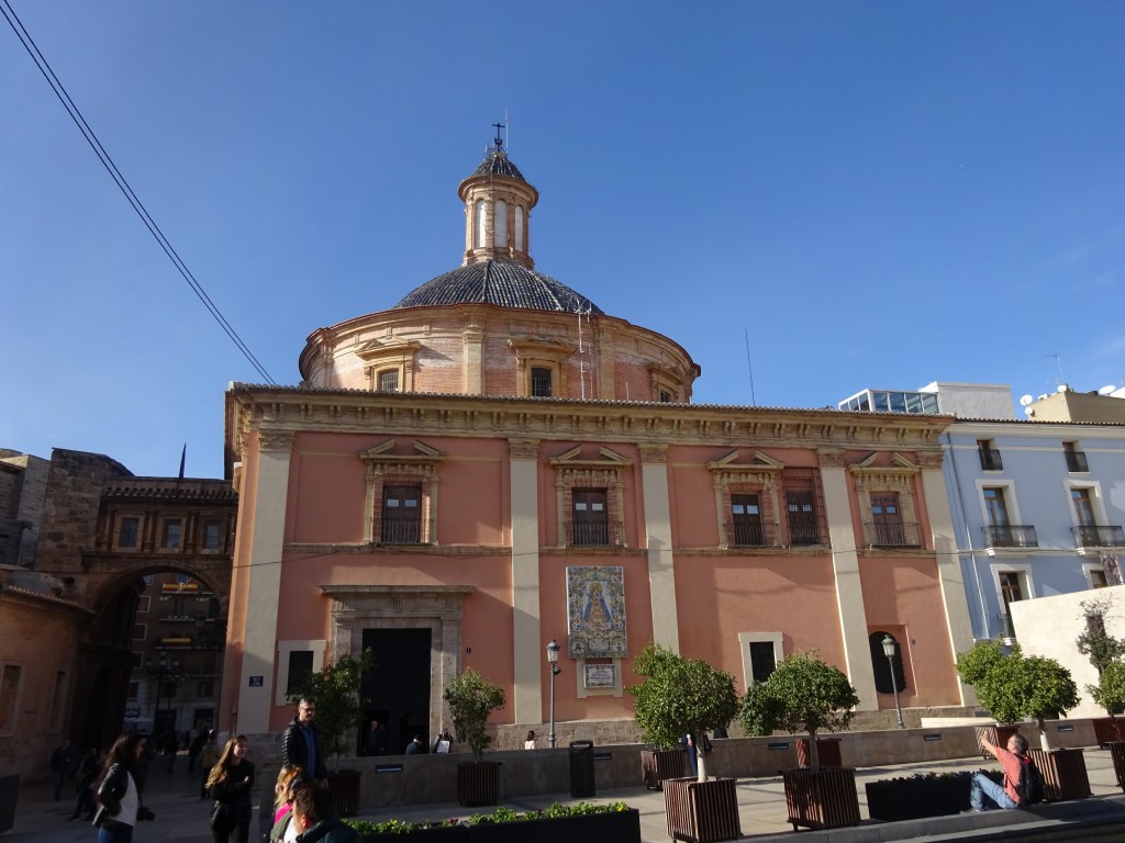 La Plaza de la Almoina in centro a Valencia 