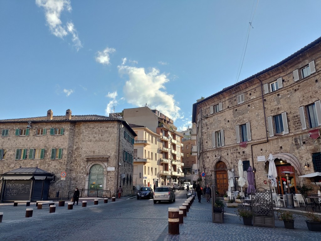 Scorcio tra le vie del centro di Terni, Umbria