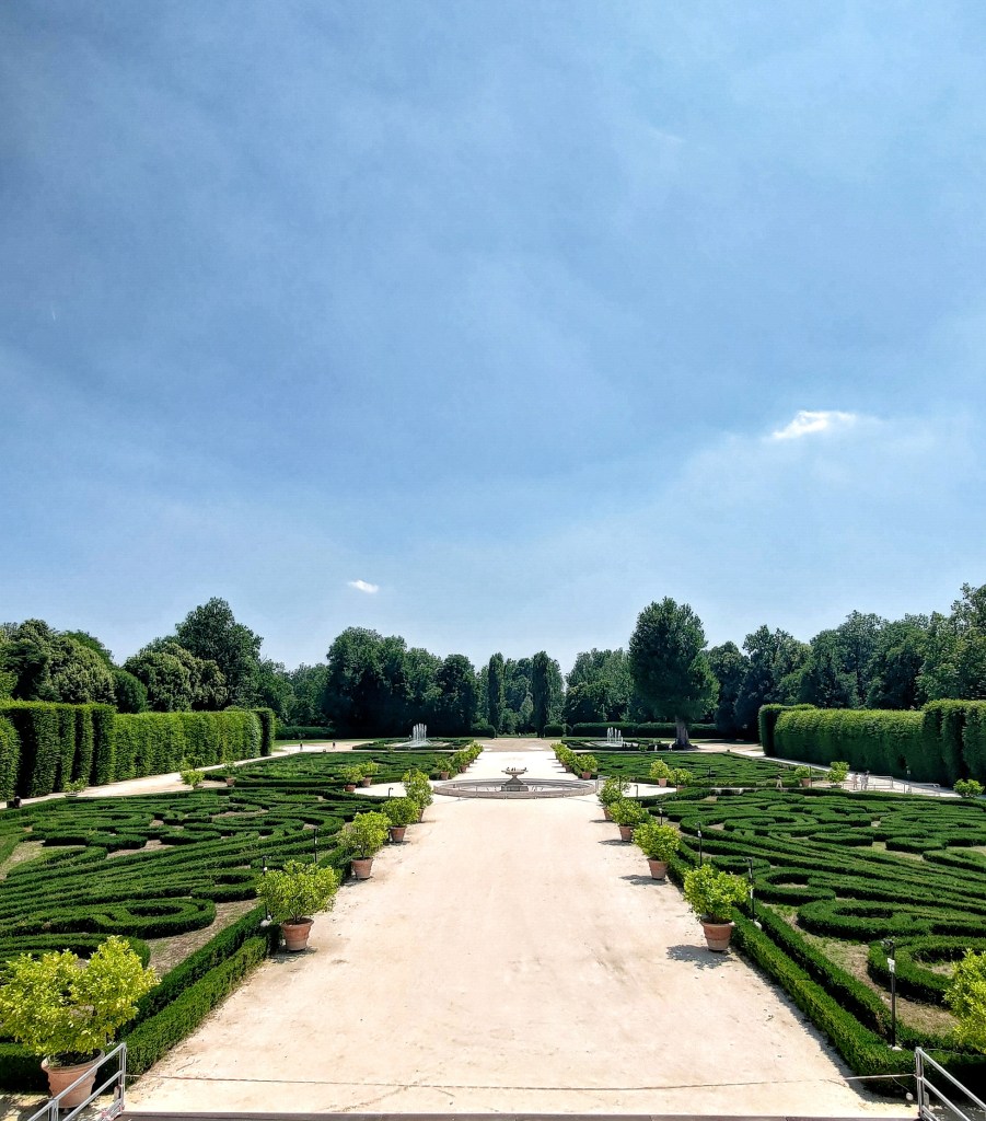Il bellissimo Giardino della Reggia di Colorno, in provincia di Parma, Emilia Romagna