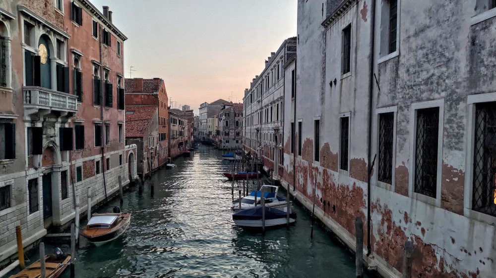 Vista sui canali di Venezia 