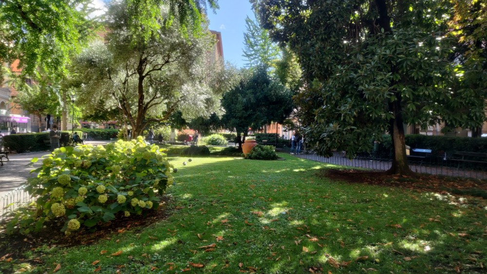 Piazza Cavour nel centro di Bologna