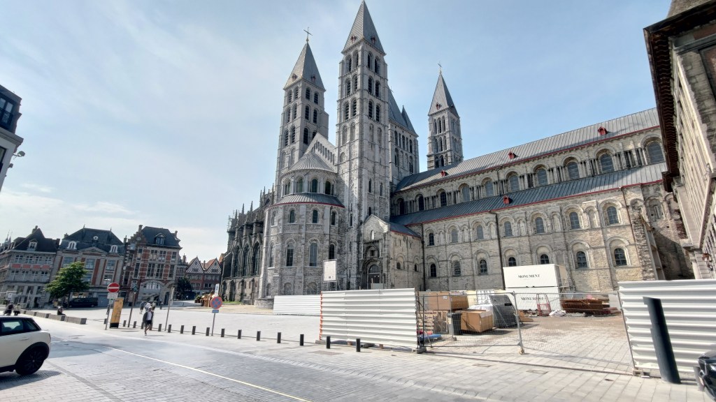 La Cattedrale di Tournai, Patrimonio Unesco, in Vallonia, Belgio