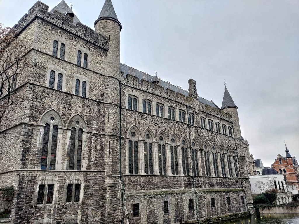 Il Castello dei conti di Fiandra a Gent, in Belgio 