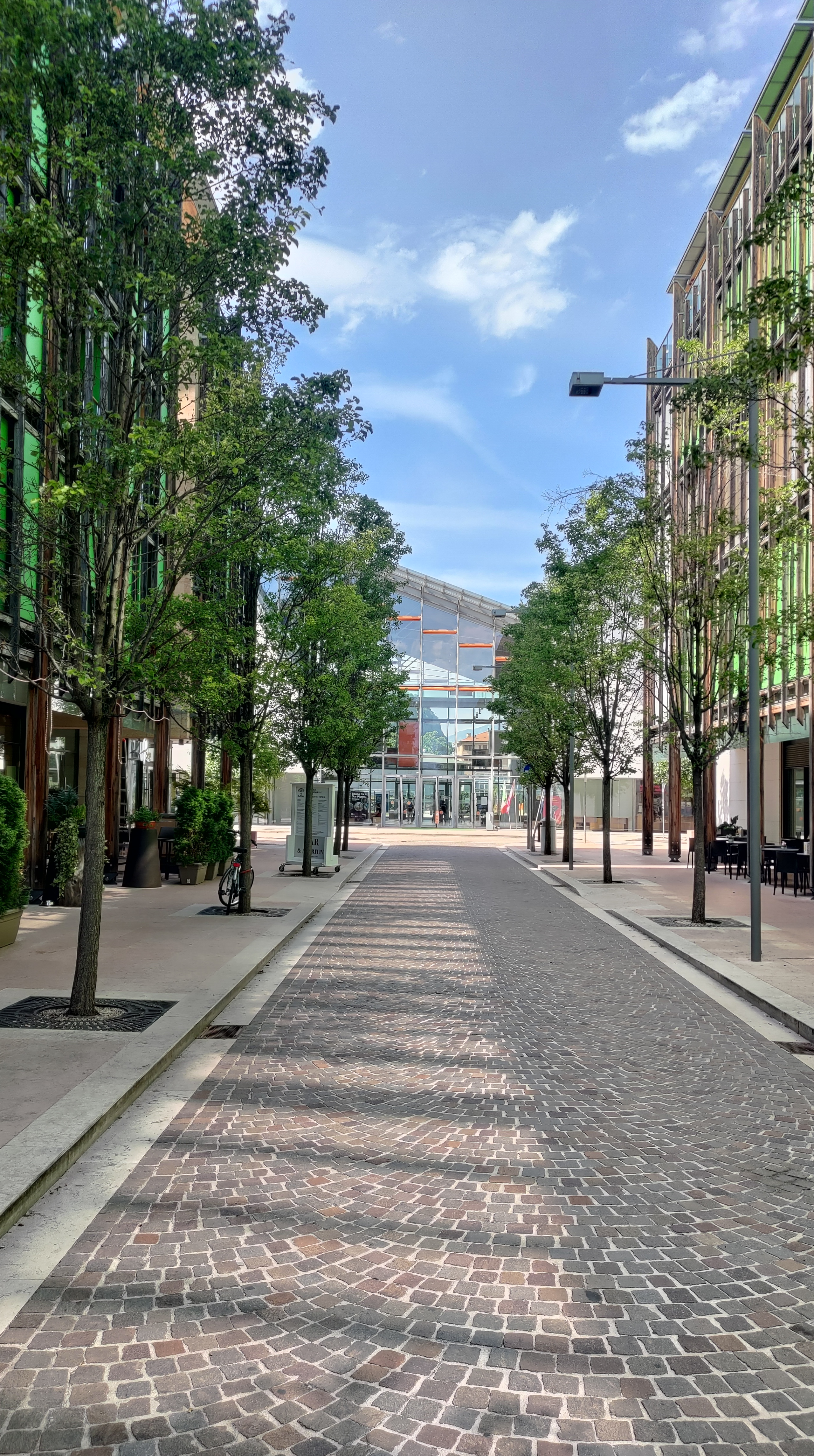 Il moderno quartiere "Le Albere" progettato da Renzo Piano a Trento, Trentino Alto-Adige