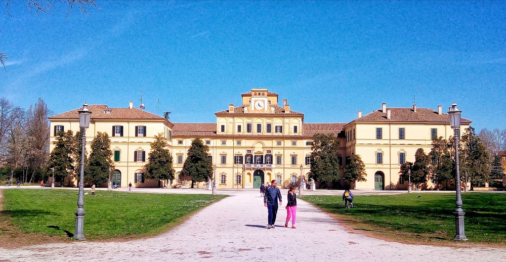 Il Palazzo Ducale di Parma, all'interno del Parco Ducale, Emilia Romagna