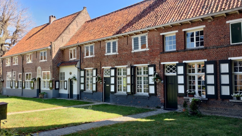 Il caratteristico Beghinaggio di Turnhout, Fiandre, Belgio