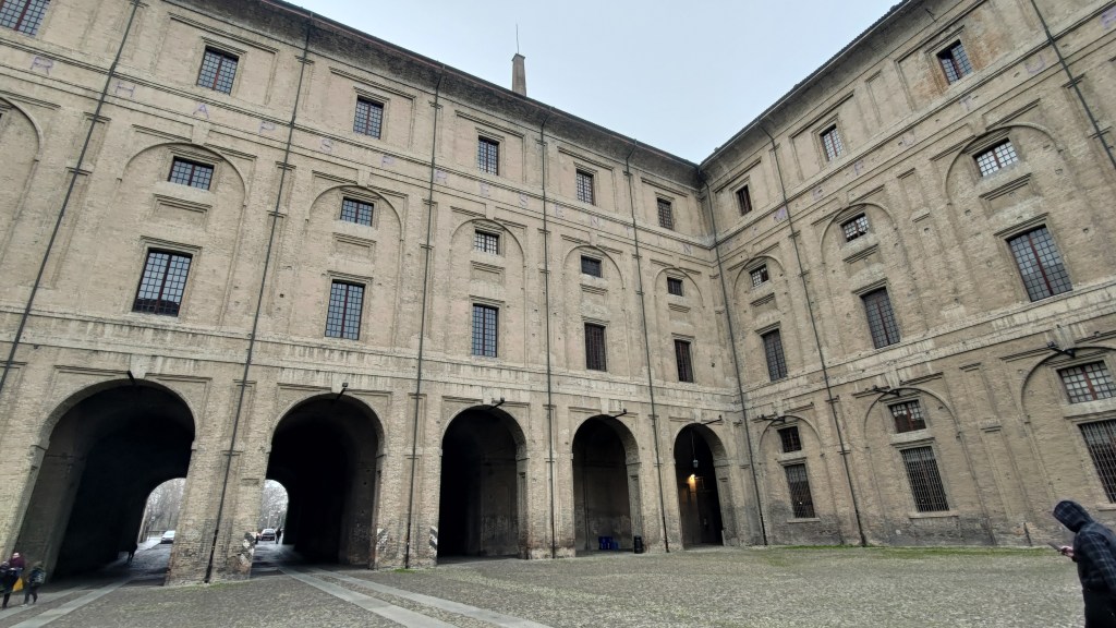 Il complesso del Palazzo della Pilotta che oggi ospita diversi musei, Parma, Emilia Romagna