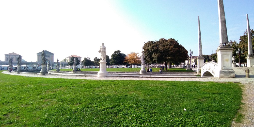 Vista su Prato della Valle a Padova, Veneto
