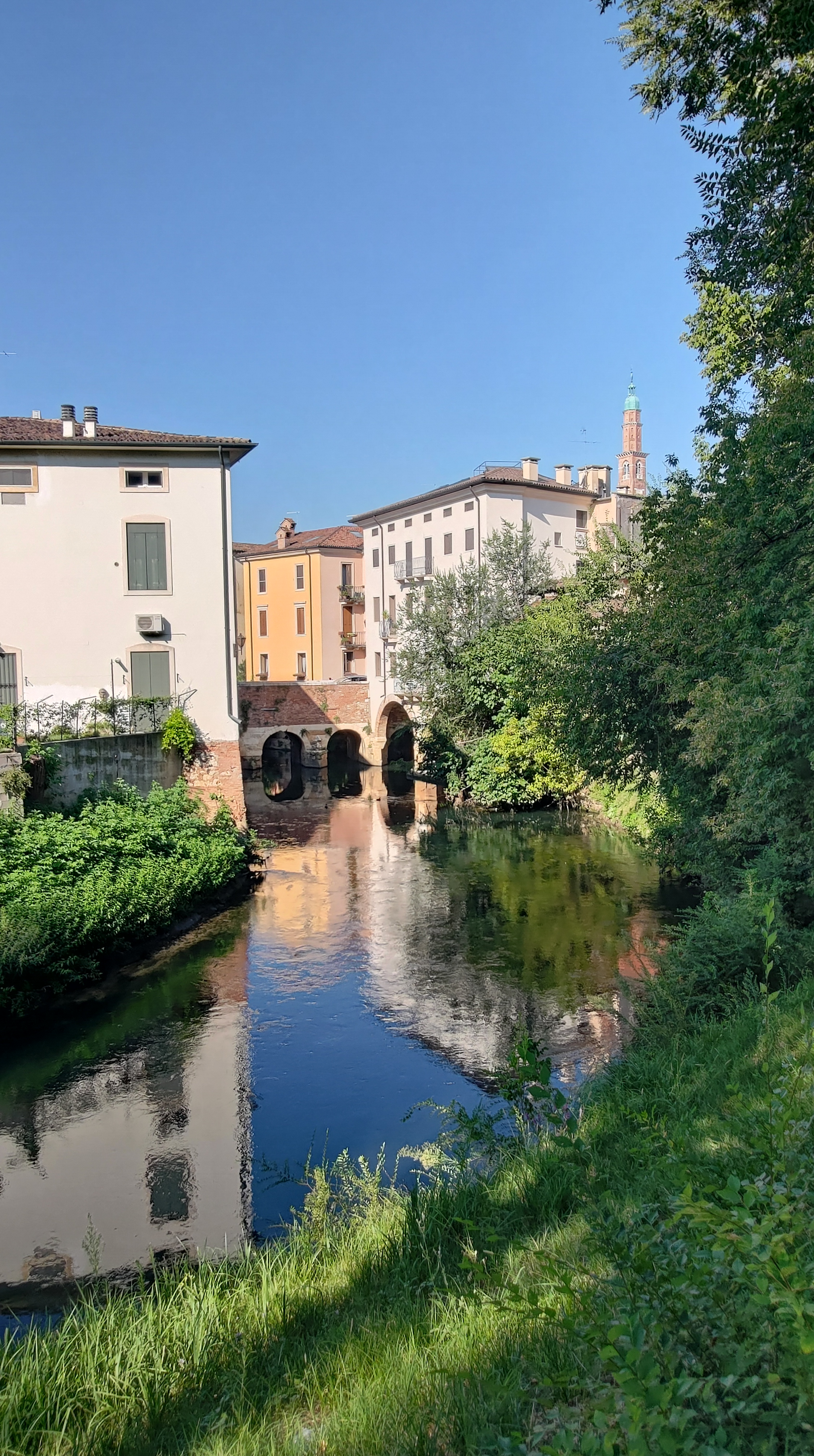 Scorcio del Fiume Retrone a Vicenza, Veneto