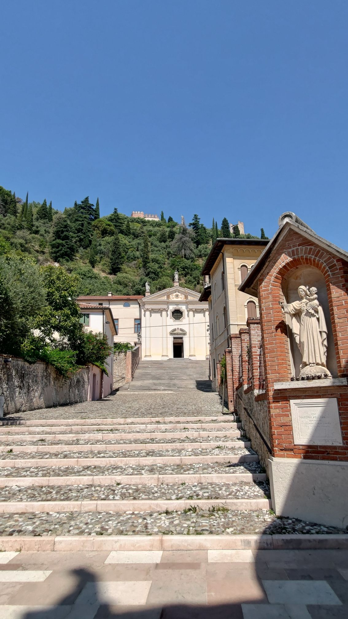 La Chiesa della Madonna del Carmine con la Scalinata dei Carmini, Marostica, Veneto