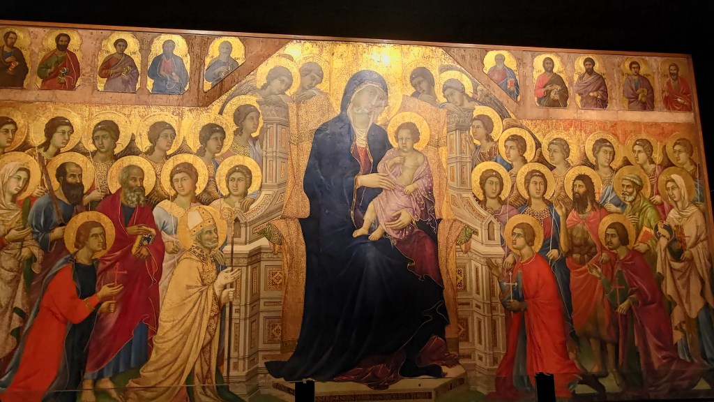 La Maestà di Duccio di Buoninsegna nel Museo dell'Opera del Duomo di Siena