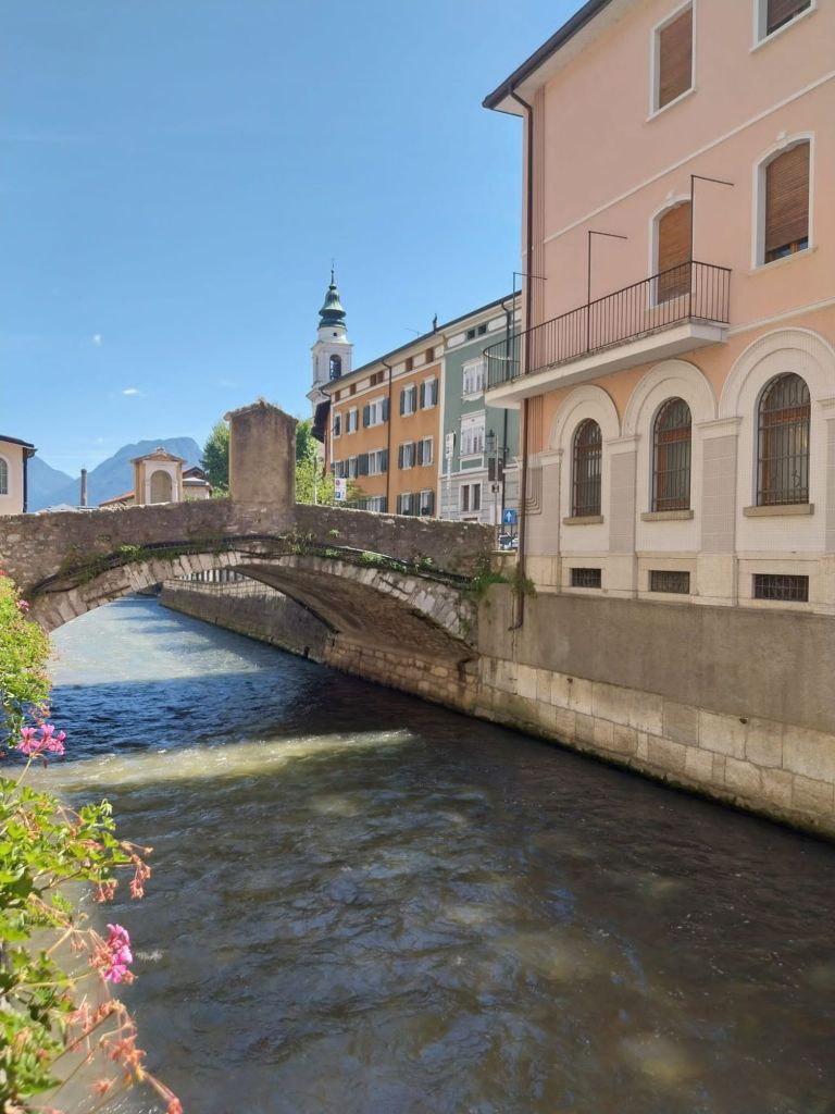 Il Ponte Veneziano sul fiume Brenta a Borgo Valsugana, Trentino