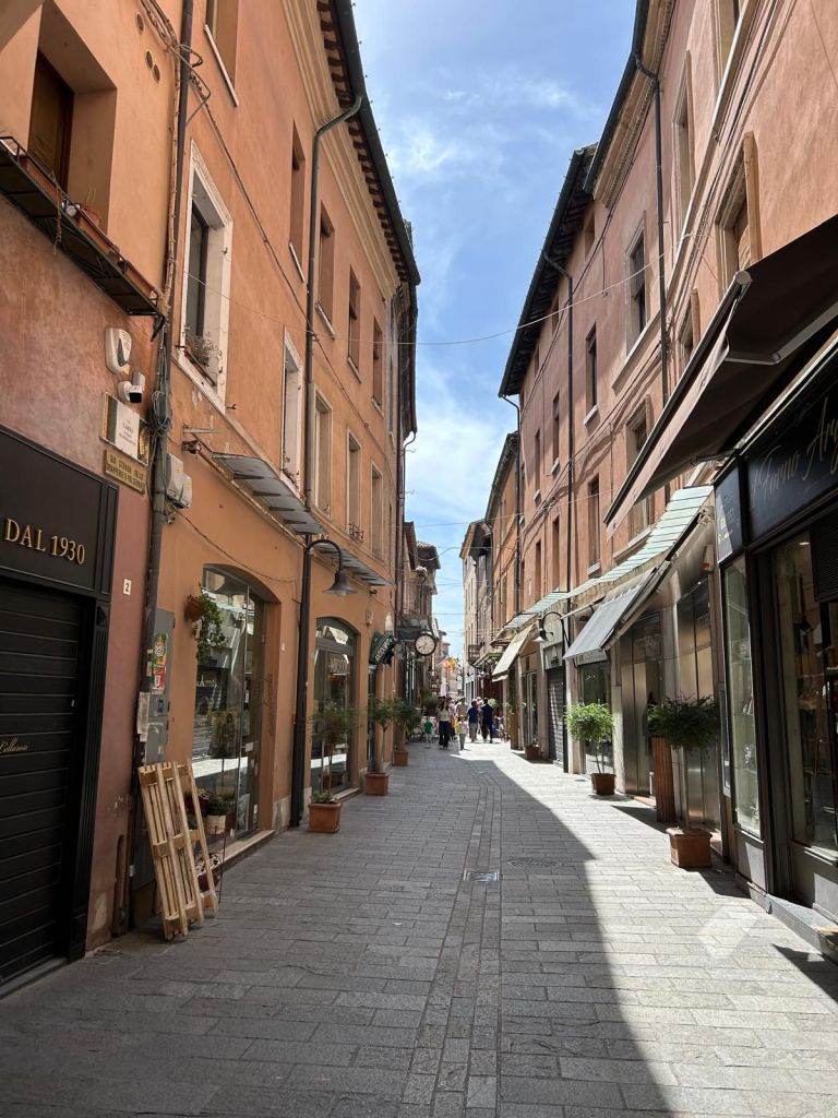 Il centro storico di Ravenna, in Emilia Romagna