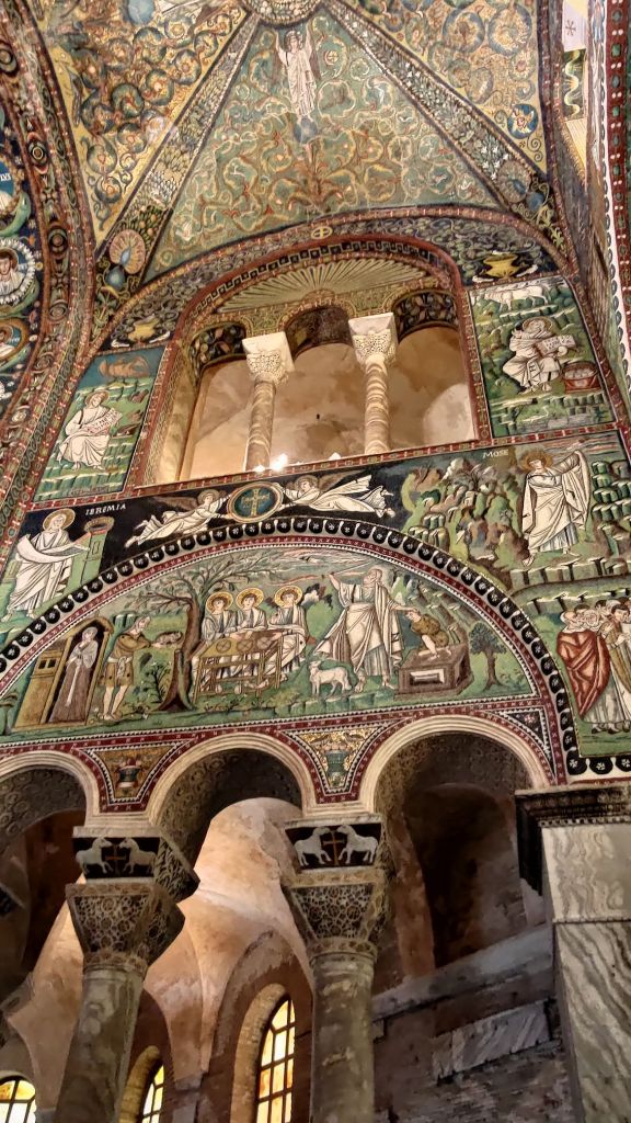 Dettaglio dei mosaici della Basilica di San Vitale a Ravenna