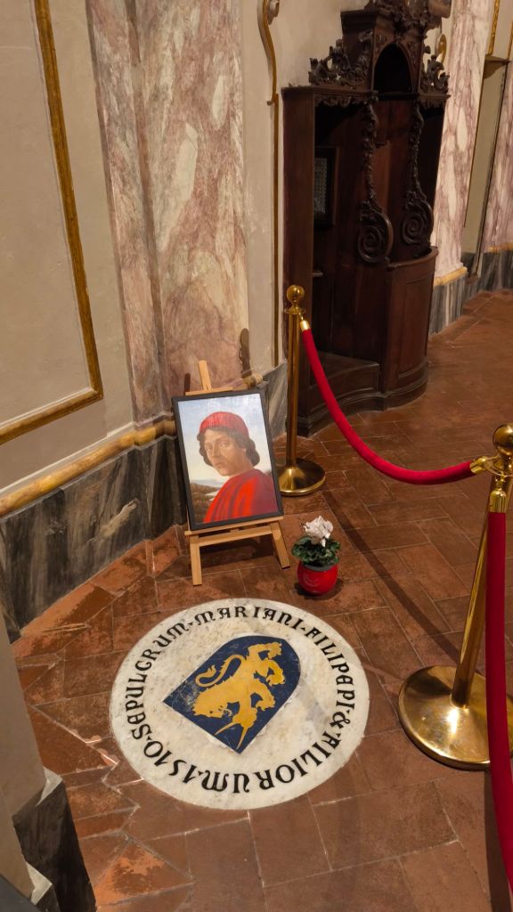 La Tomba di Botticelli nella Chiesa di Ognissanti a Firenze, Toscana