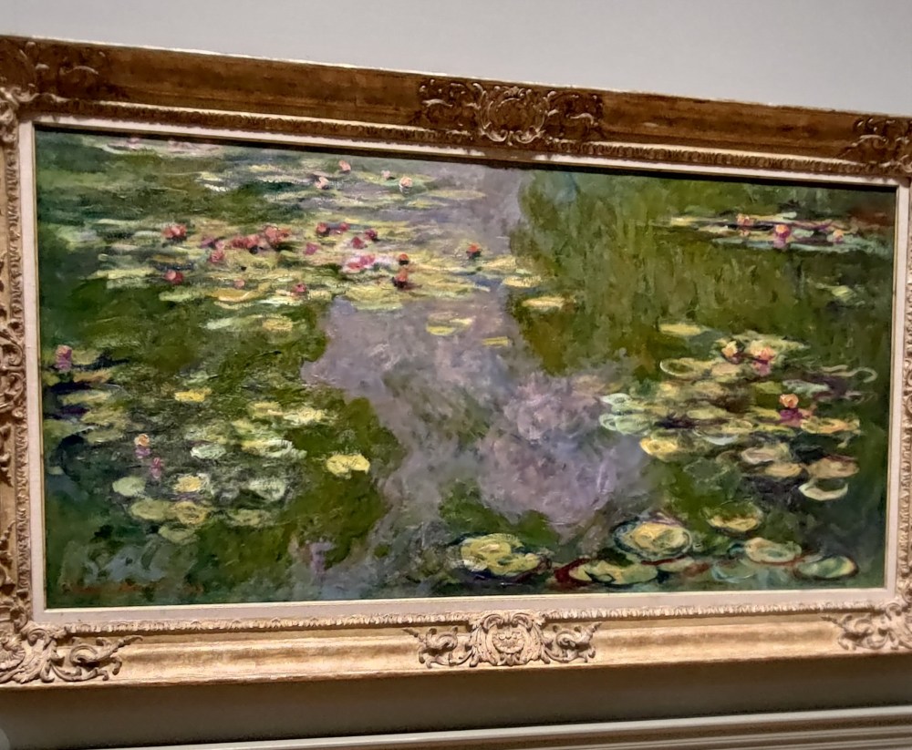 Una delle tante opere realizzate da Monet con soggetto le famose ninfee, MET, New York, USA