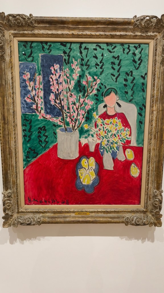 Branche de prunier, fond vert di Henri Matisse esposto presso la Pinacoteca Agnelli di Torino