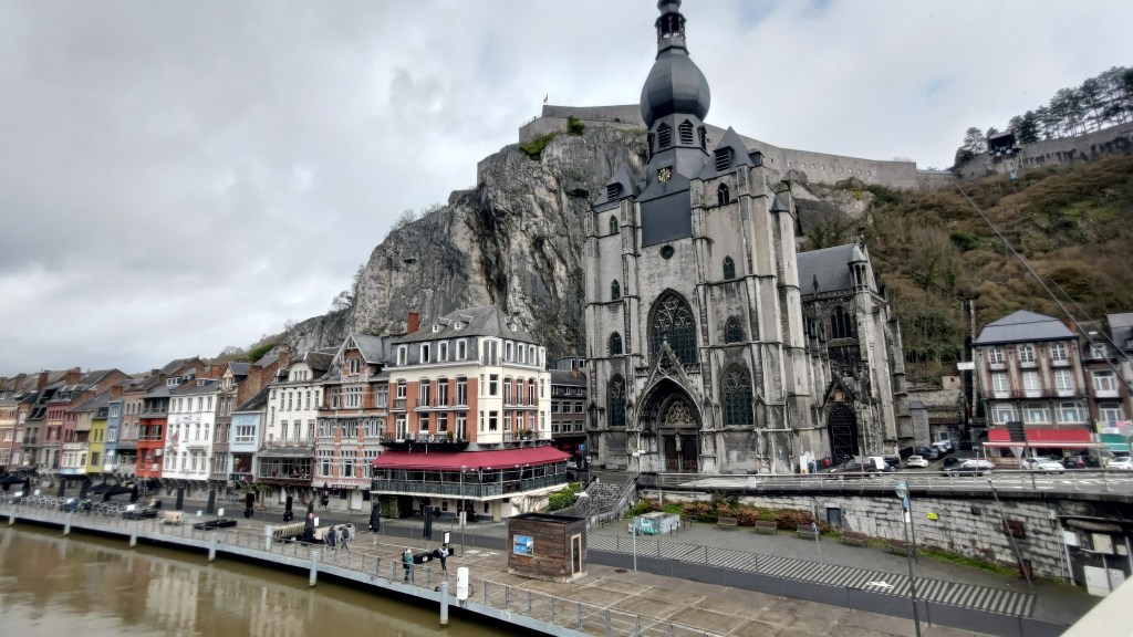 Dinant, nella regione della Vallonia, in Belgio