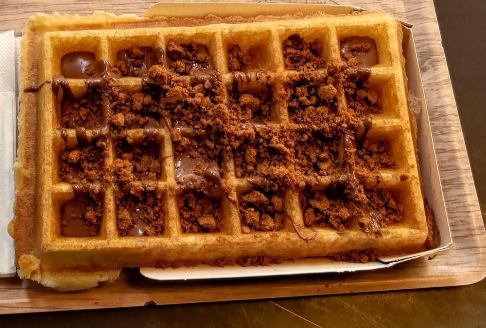 Un classico waffle/gaufre di Bruxelles