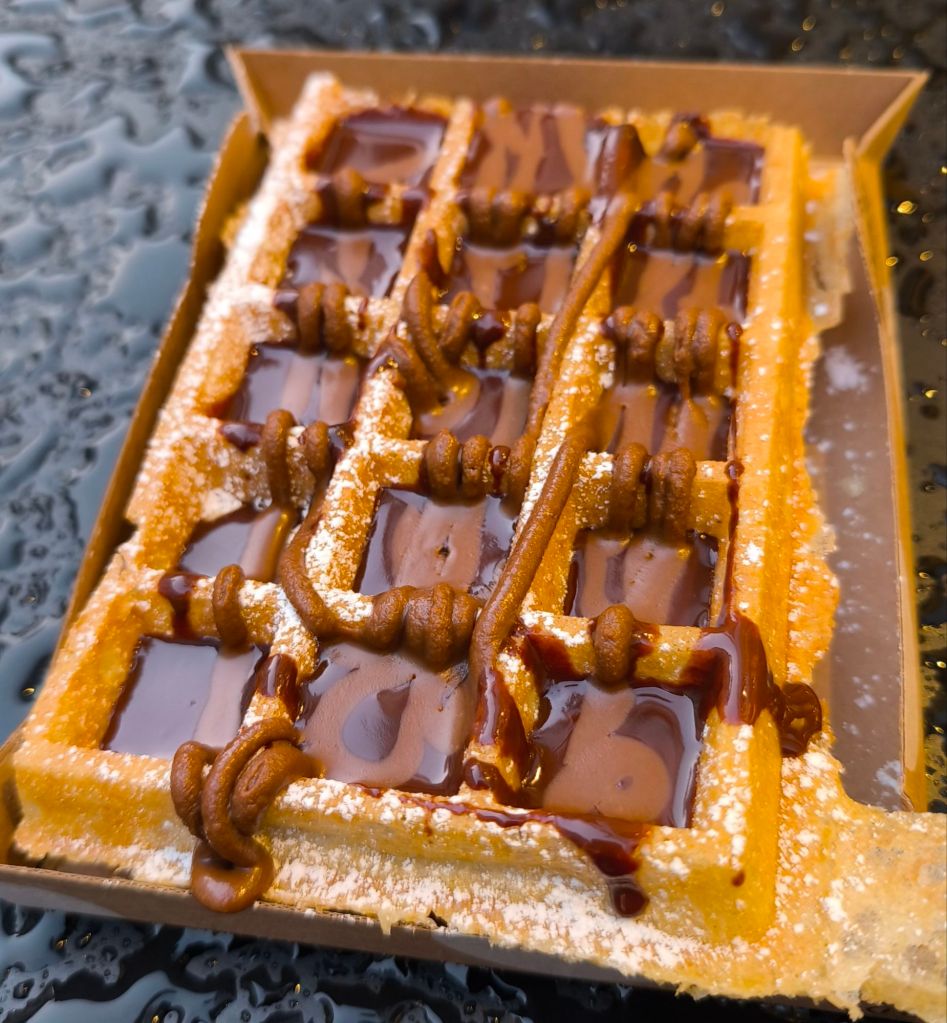 Waffle/Gaufre con cioccolato a Bruxelles