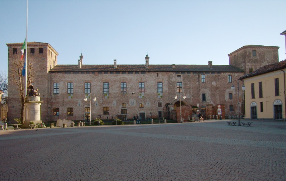Il Castello di Melegnano, Lombardia, Italia