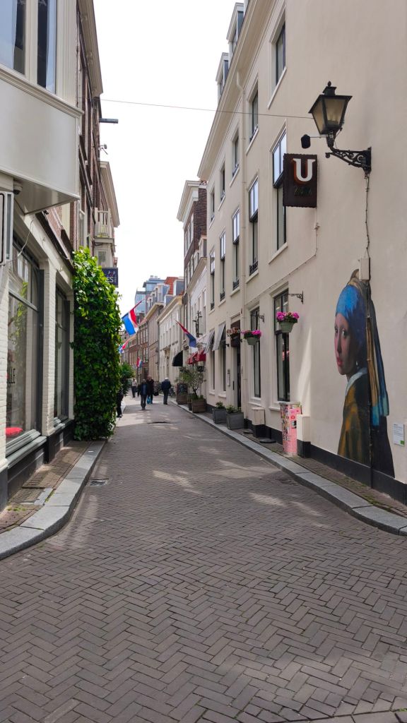 Vie di Den Haag e murale della "Ragazza con l'orecchino di perla", Paesi Bassi