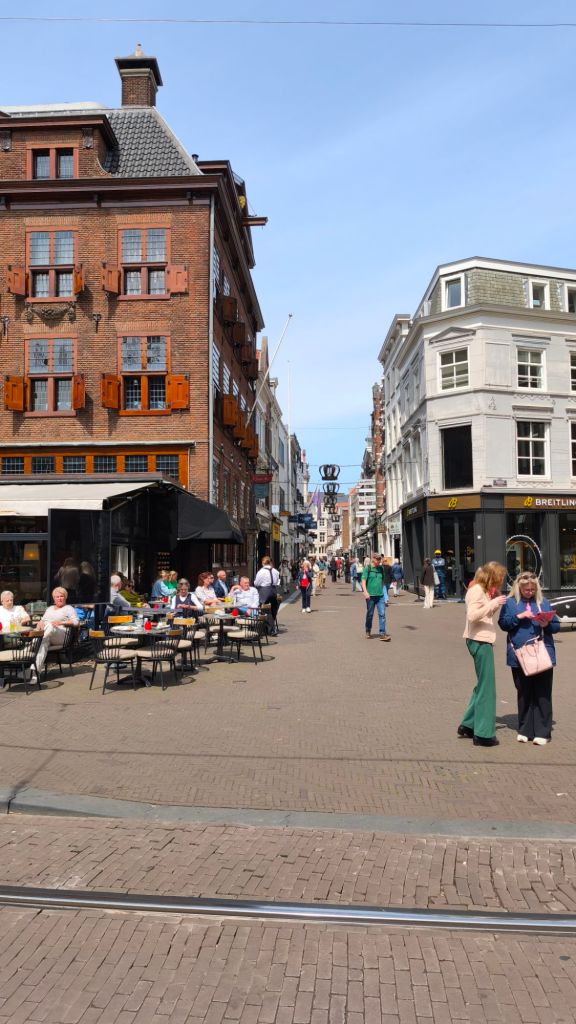 Vie pedonali nel centro storico di Den Haag, Paesi Bassi